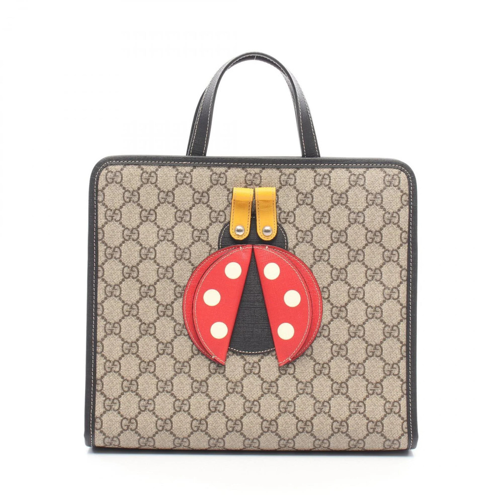 GUCCI Cream Leather Tote Bag - Picture 1 of 6